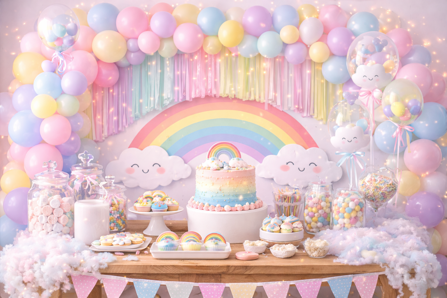 Decoração Festa Infantil Arco-Íris – Ideias para Decoração Festa Infantil