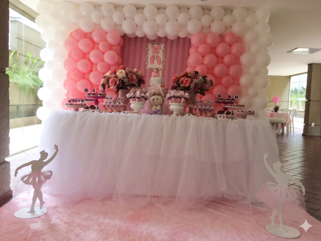 Decoração Festa Infantil Bailarina – Ideias para Decoração Festa Infantil