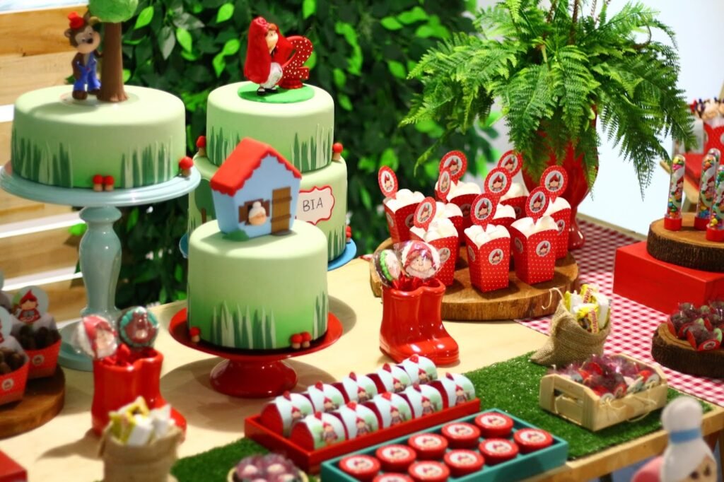 Decoração Festa infantil Chapeuzinho Vermelho - Ideias para Decoração Festa infantil