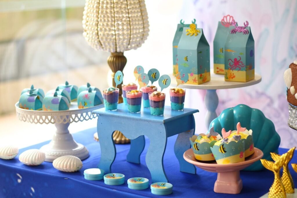 Decoração Festa infantil Fundo do mar - Ideias para Decoração Festa infantil