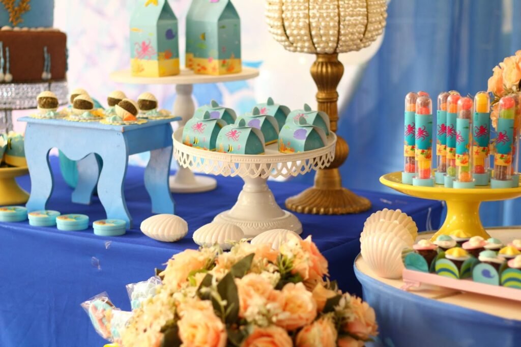 Decoração Festa infantil Fundo do mar - Ideias para Decoração Festa infantil