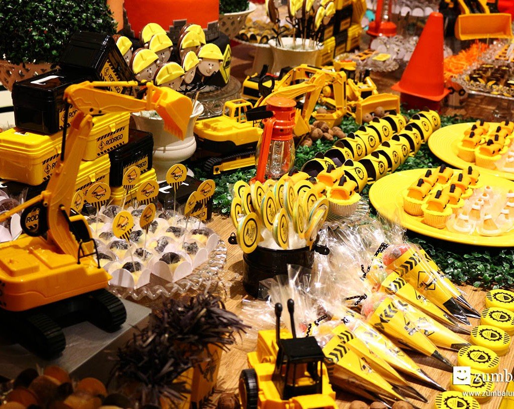 Decoração Festa Infantil Construção – Ideias para Decoração Festa Infantil 