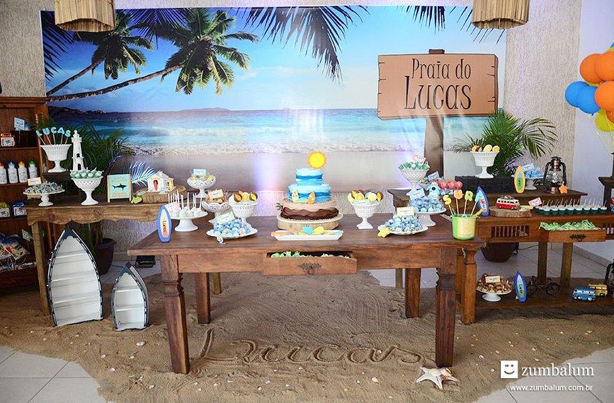 Decoração Festa Infantil Praia – Ideias para Decoração Festa Infantil