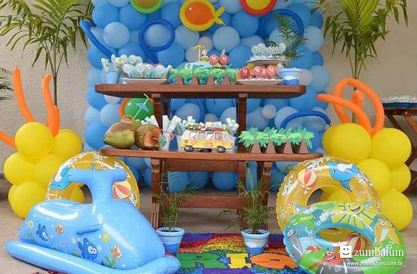 Decoração Festa Infantil Praia – Ideias para Decoração Festa Infantil