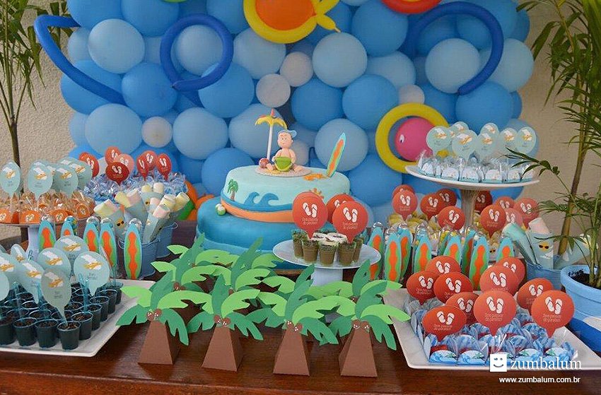 Decoração Festa Infantil Praia – Ideias para Decoração Festa Infantil