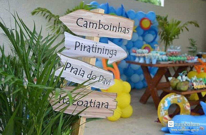 Decoração Festa Infantil Praia – Ideias para Decoração Festa Infantil
