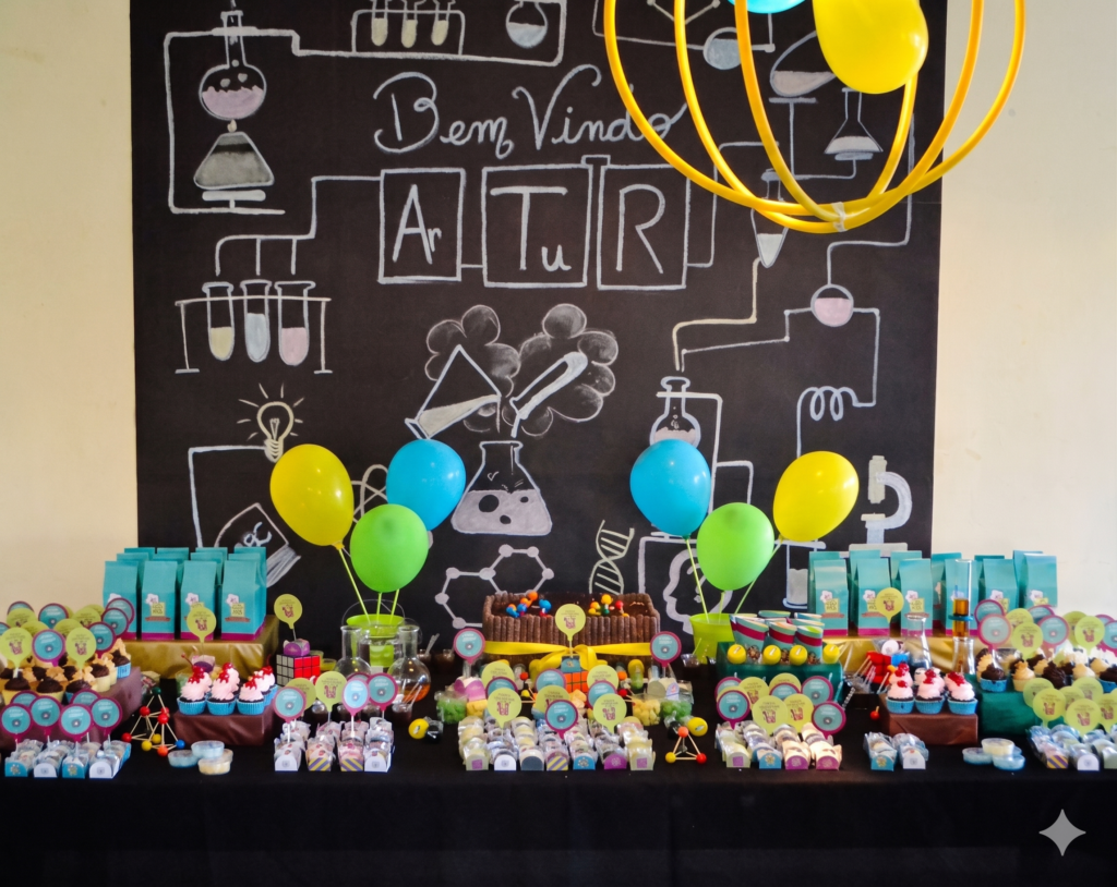 Decoração Festa Infantil Cientista – Ideias para Decoração Festa Infantil 