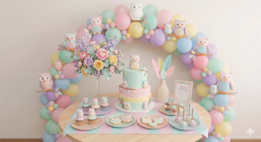 Decoração Festa Infantil Corujinha – Ideias para Decoração Festa Infantil 