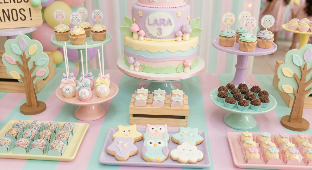 Decoração Festa Infantil Corujinha – Ideias para Decoração Festa Infantil