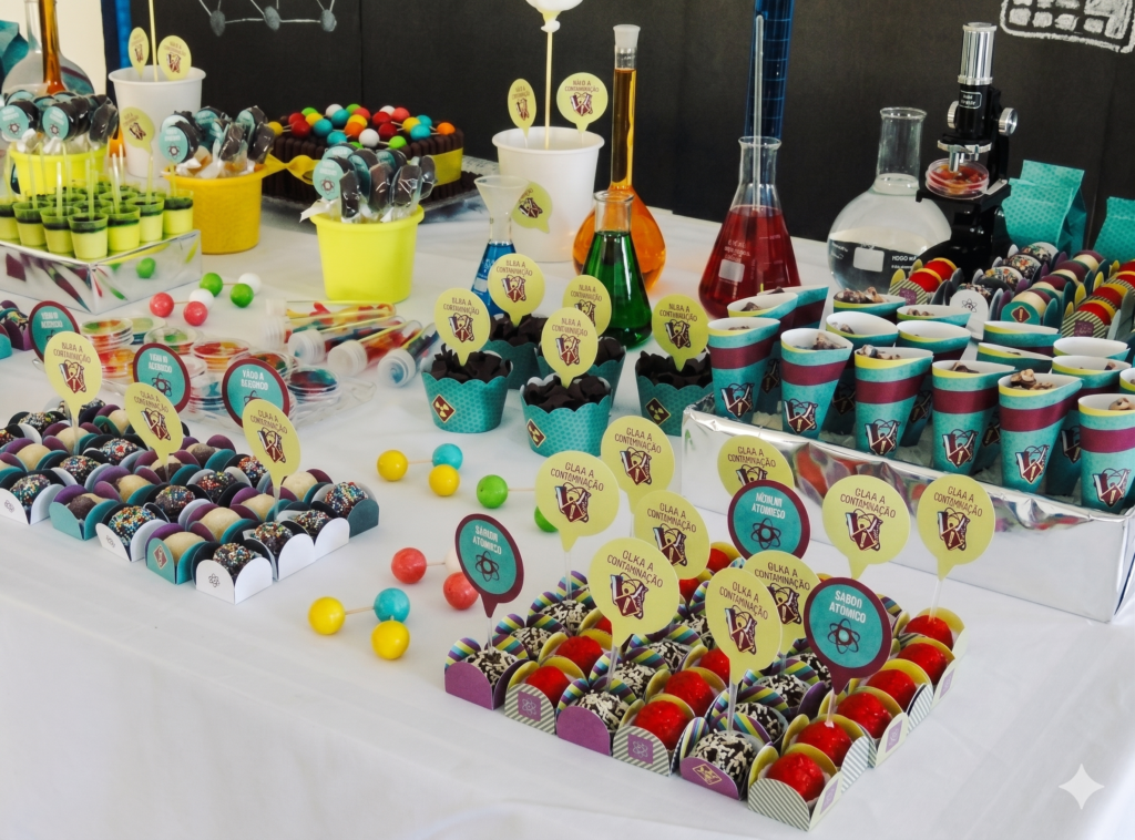 Decoração Festa Infantil Cientista – Ideias para Decoração Festa Infantil 