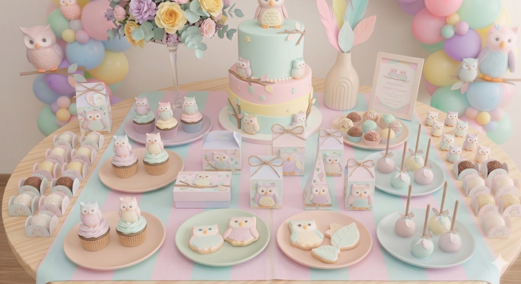 Decoração Festa Infantil Corujinha – Ideias para Decoração Festa Infantil 
