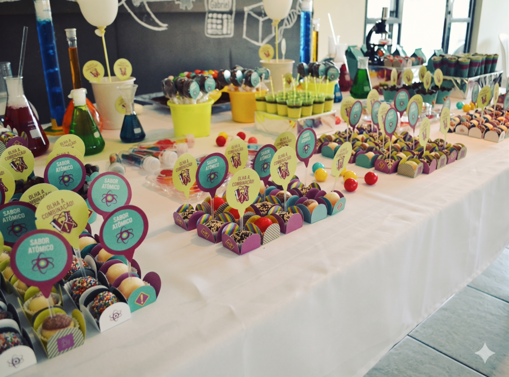 Decoração Festa Infantil Cientista – Ideias para Decoração Festa Infantil 