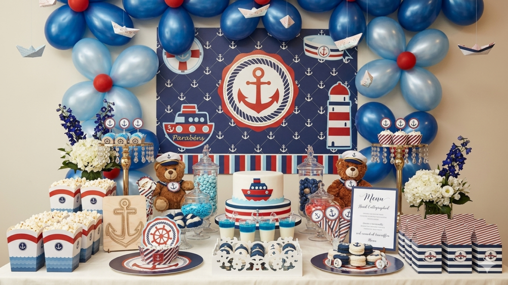 Decoração Festa infantil Marinheiro - Ideias para Decoração Festa infantil