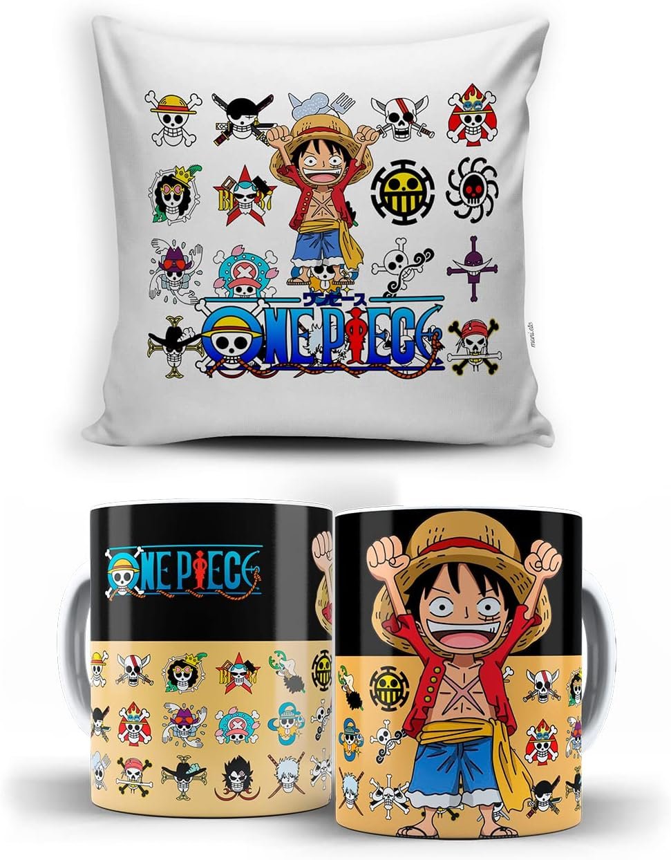 Caneca Personalizada One Piece Monkey D. Luffy 325ml Amazon