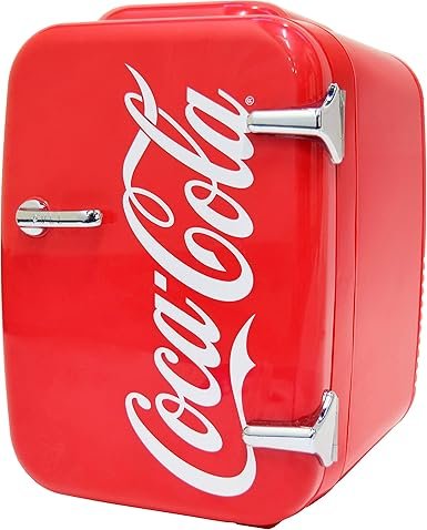 Mini Geladeira Coca-Cola Retrô 6 Litros bar home office