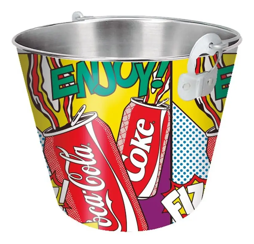 Balde de Gelo Coca-Cola Retrô Inox com Logo 376 avaliações