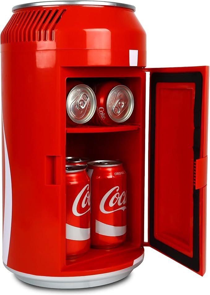 Mini Geladeira Coca-Cola 8 Latas portátil Amazon