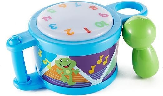Fisher-Price Aprender e Brincar Tambor para Bebês Amazon