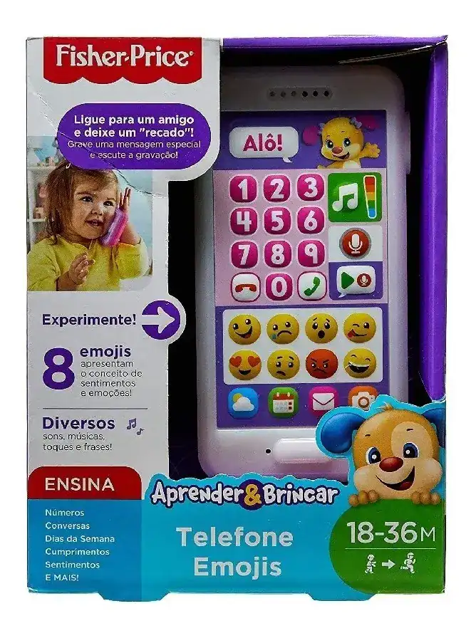 Fisher-Price Telefone Aprender e Brincar Mattel