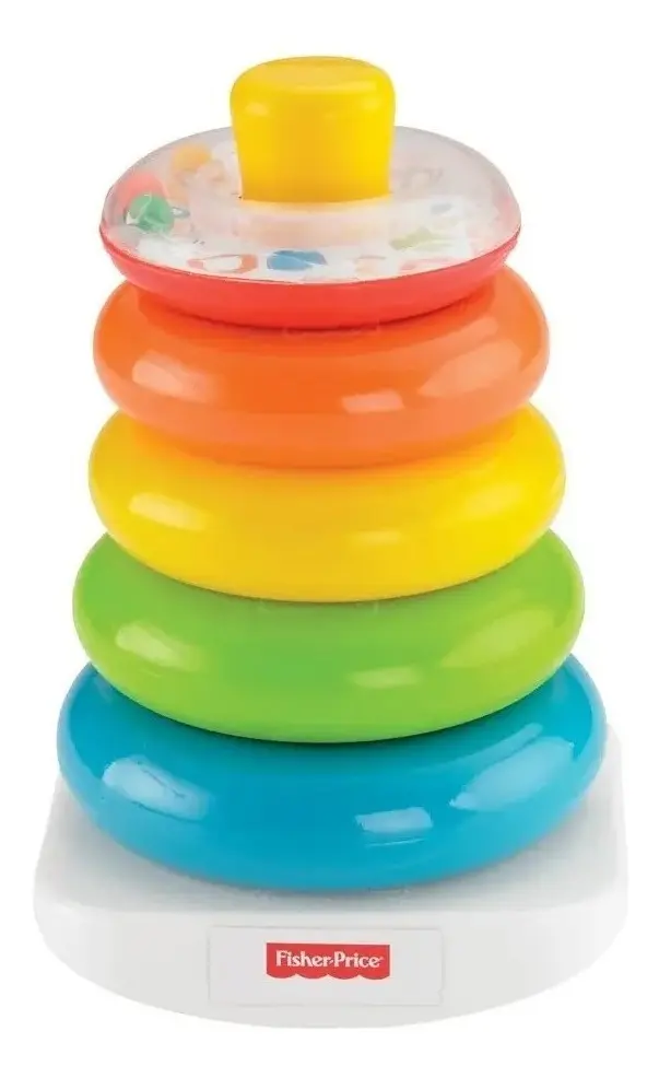 Fisher-Price Pirâmide de Argolas Coloridas clássico