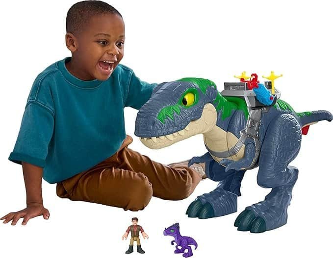 Fisher-Price Imaginext Jurassic World T-Rex com luzes e sons Amazon