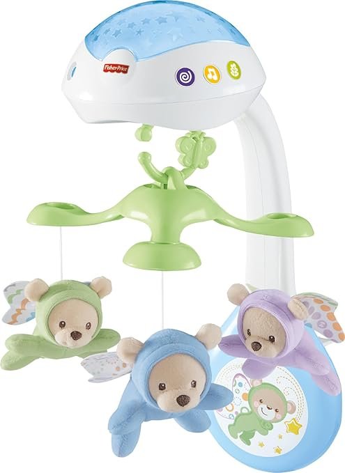 Fisher-Price Mobile de Bebês Super Ursinhos Fofinhos 3 em 1