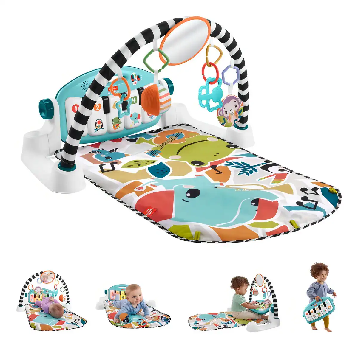 Fisher-Price Pianinho Brilha e Cresce Bebê Mattel