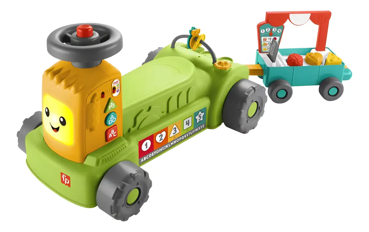 Fisher-Price Trator de Aprendizagem 4 em 1 para Bebê