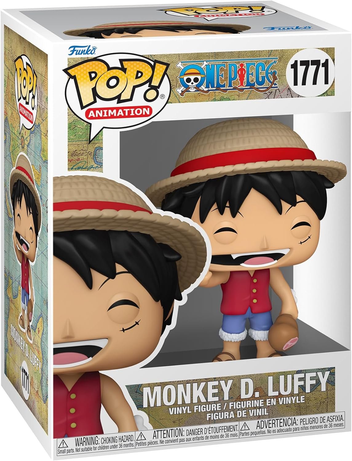 Funko Pop One Piece Monkey D. Luffy com Carne