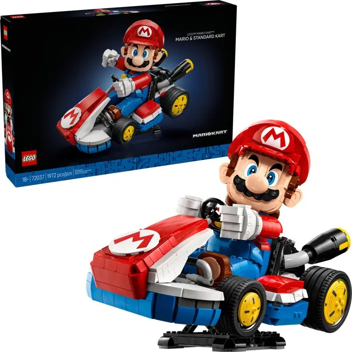 LEGO Super Mario Kart Premium colecionável adulto exibição