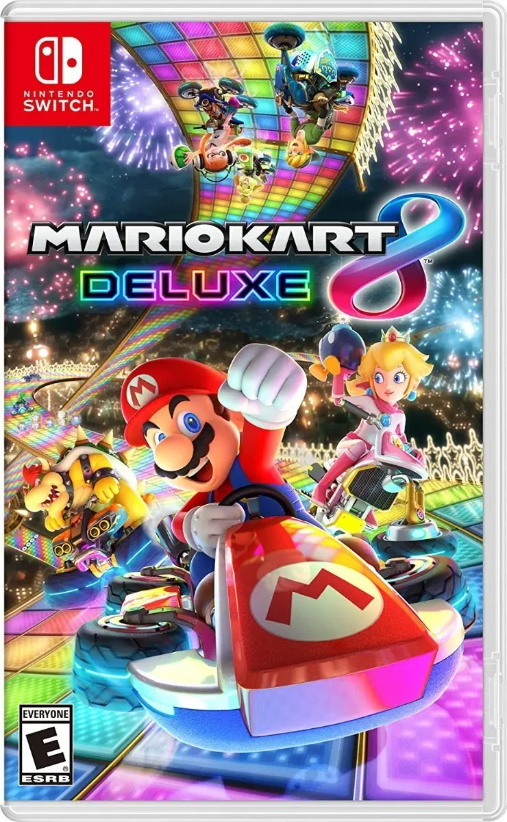 Mario Kart 8 Deluxe Nintendo Switch jogo mais vendido 4 players