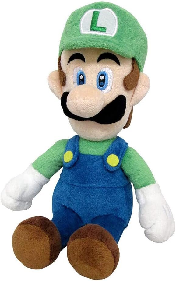 Pelúcia Luigi Nintendo verde 25cm oficial