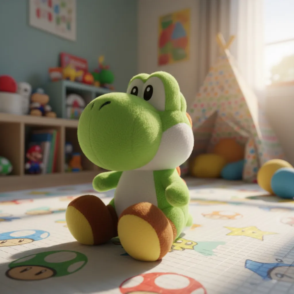 Pelúcia Yoshi Verde Nintendo mais vendida irresistível