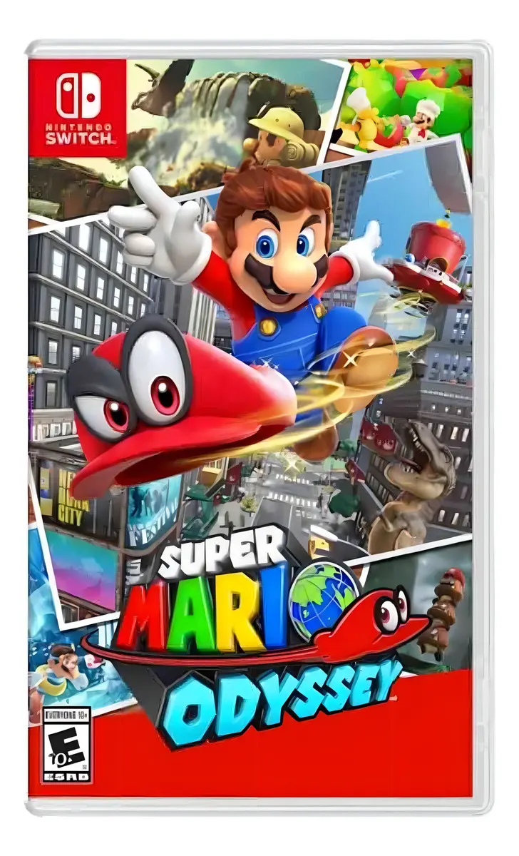 Super Mario Odyssey Nintendo Switch 3D Cappy