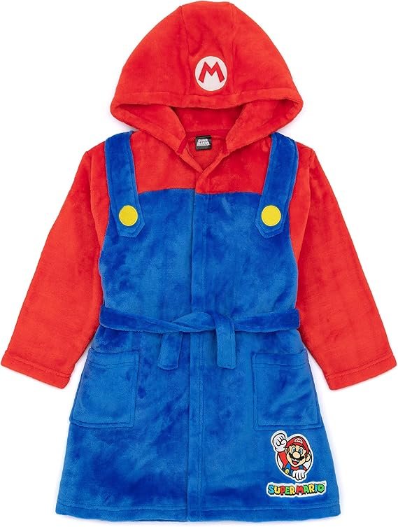 Super Mario Roupão de Banho Infantil menino menina