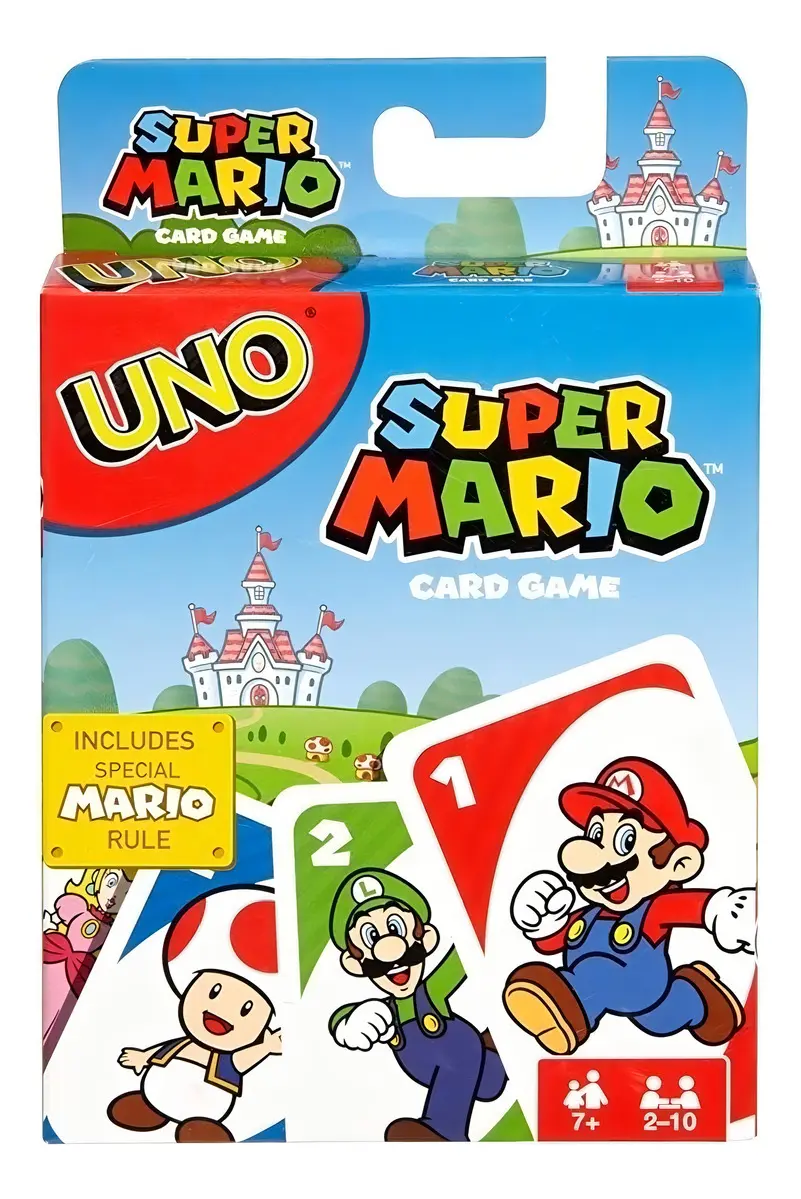 Uno Super Mario Bros Jogo de Cartas família