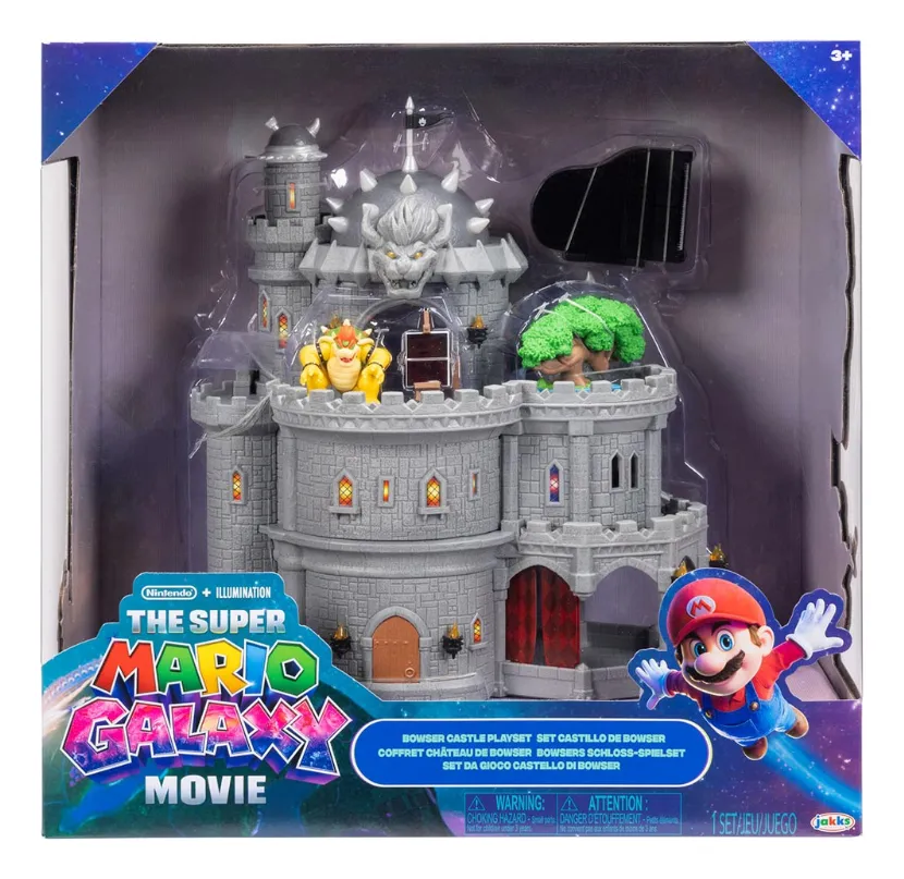 Castelo do Bowser Super Mario Galaxy 3 andares cenários