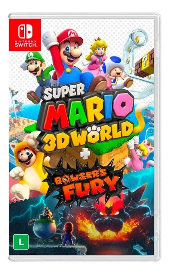 Super Mario 3D World Bowser's Fury Switch 4 players co-op