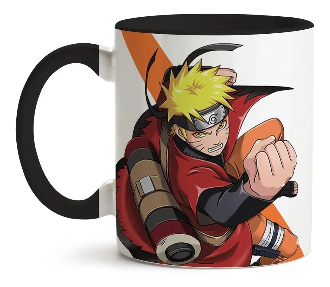 Caneca Naruto Modo Sábio 325ml Cerâmica 33 avaliações