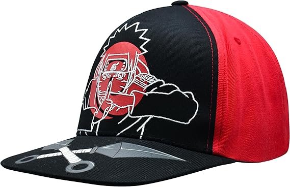Boné Naruto Aba Curva bordado kunais Amazon