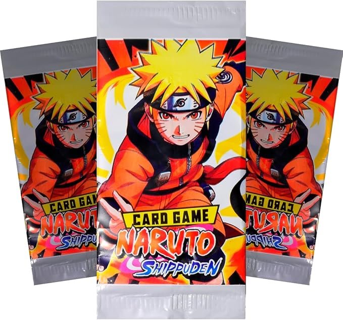 Kit 200 Cards Naruto Amazon colecionar bater bafo