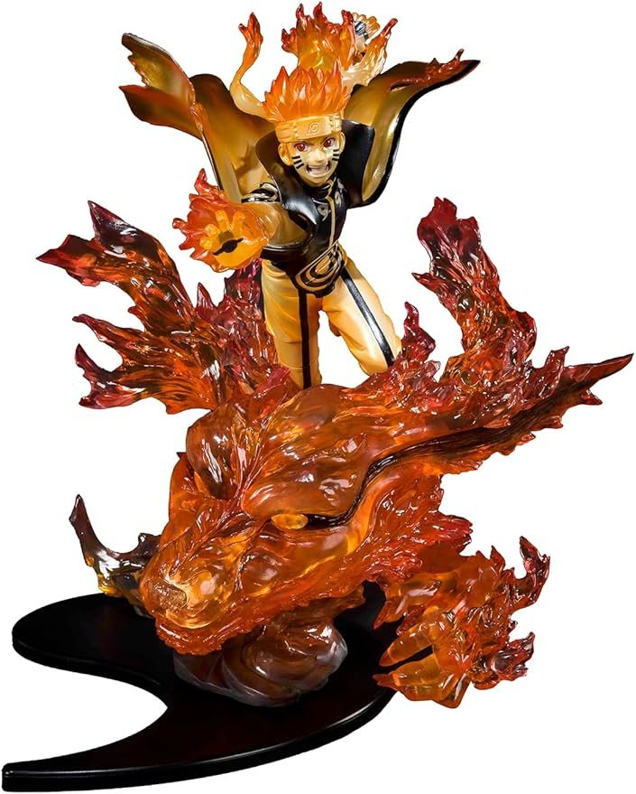 Estátua Naruto Uzumaki Kurama Naruto Shippuden colecionável