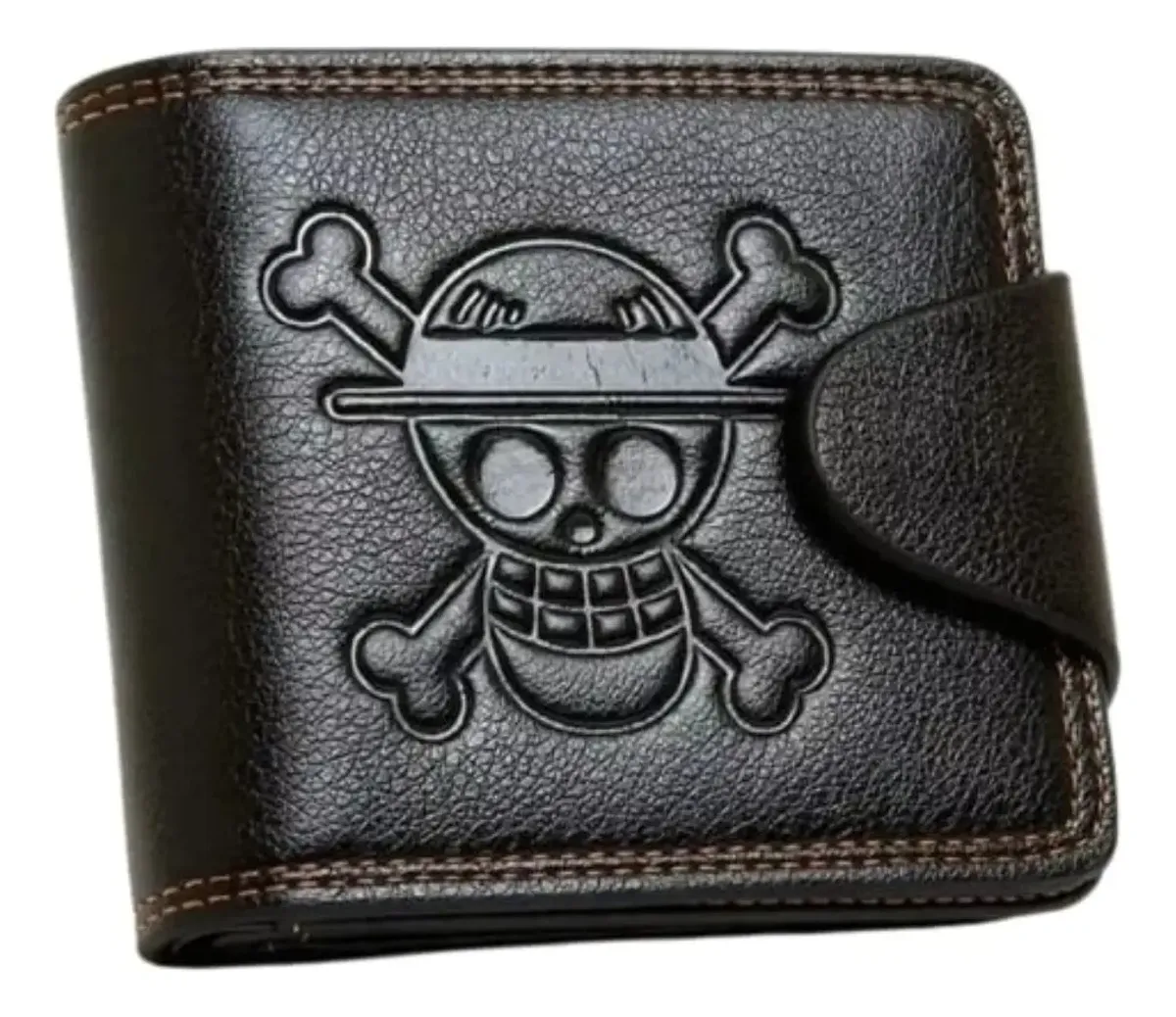 Carteira One Piece Luffy Couro Ecológico bifold