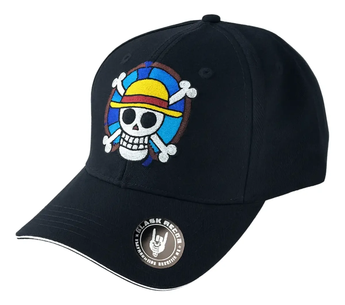Boné One Piece Chapéu de Palha Bordado estruturado