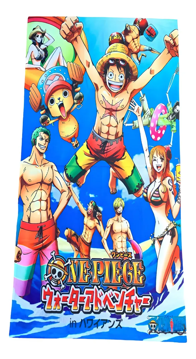 Toalha Banho Infantil Juvenil Praia Piscina One Piece 70x140cm
