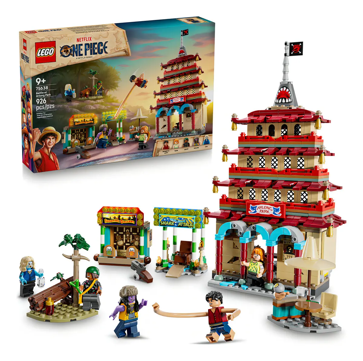 LEGO ONE PIECE Batalha no Parque do Arlong 75638
