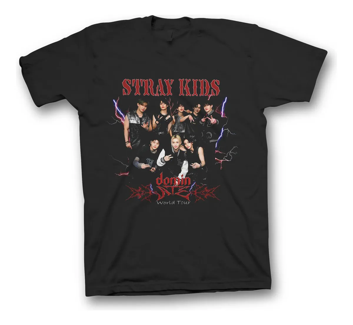 Camiseta Stray Kids Membros Unissex