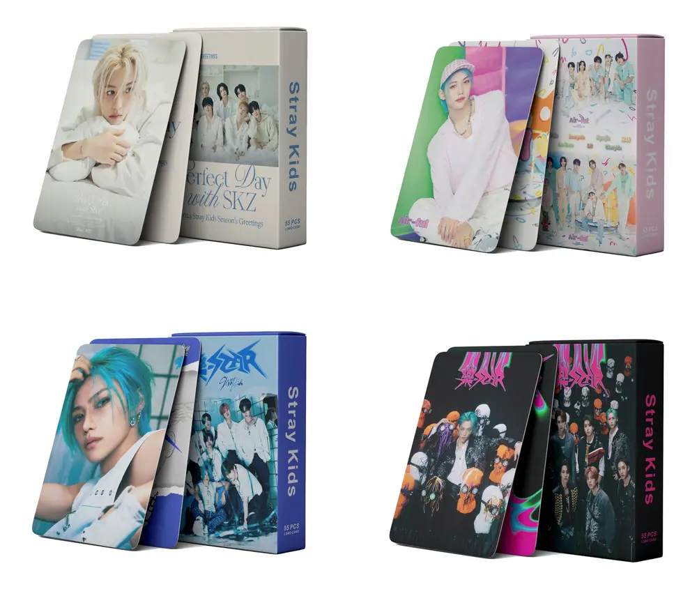 Kit 220 Photocards Stray Kids SKZ Lomo Card todos os membros