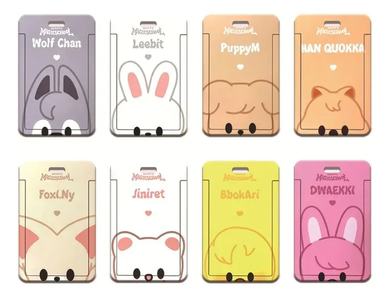 Porta Photocard Crachá Stray Kids Skzoo card holder mascotes