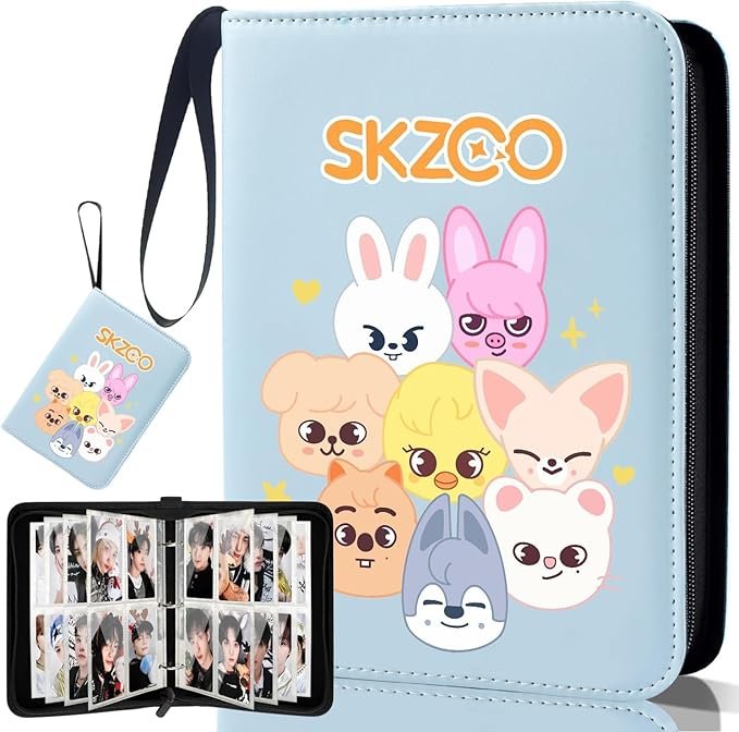 Photocard Binder SKZ 400 bolsos PU Leather Amazon à prova d'água